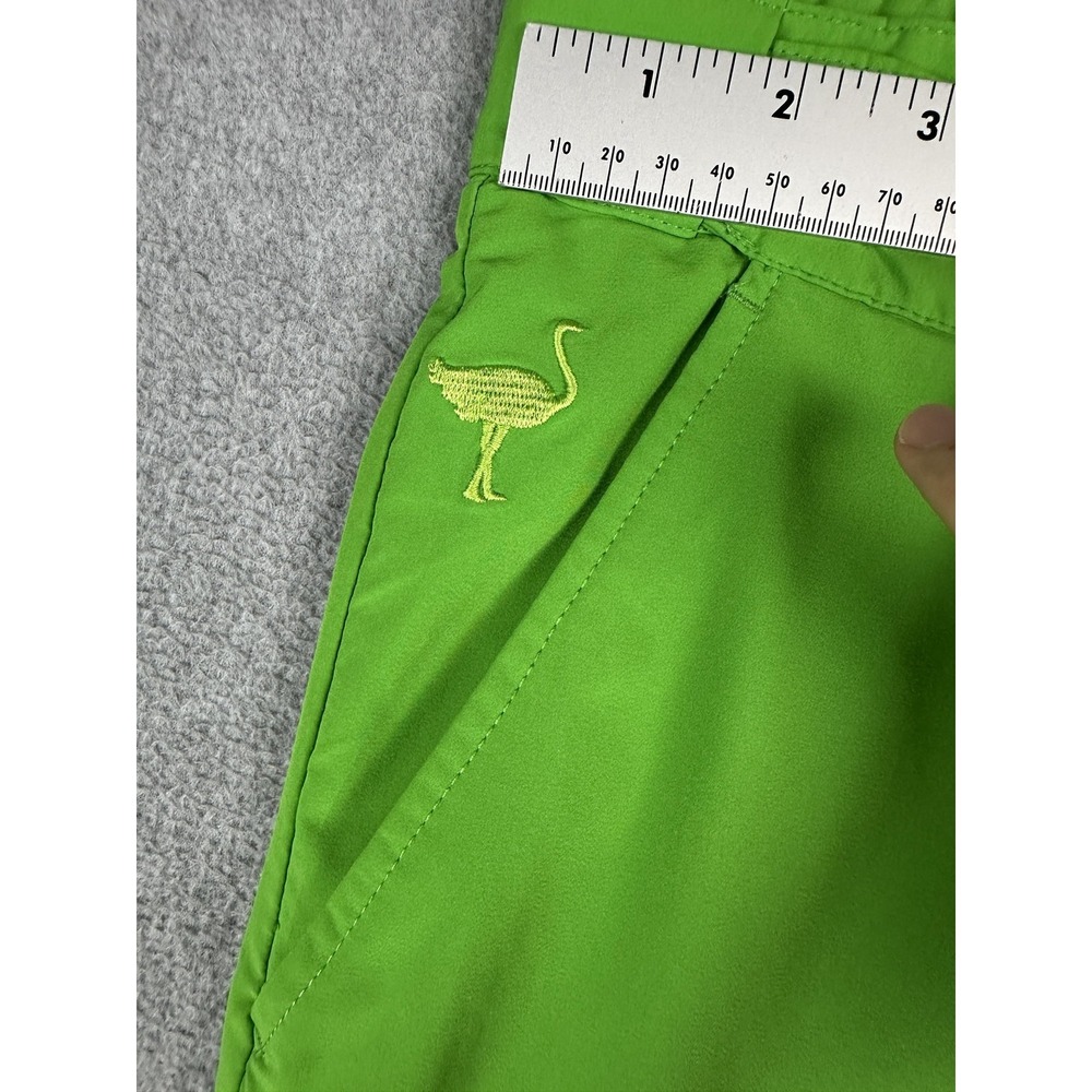 TravisMathew Pants Mens 32x33 Green Golf Chino Stretch The Chive Performance - Picture 5 of 13